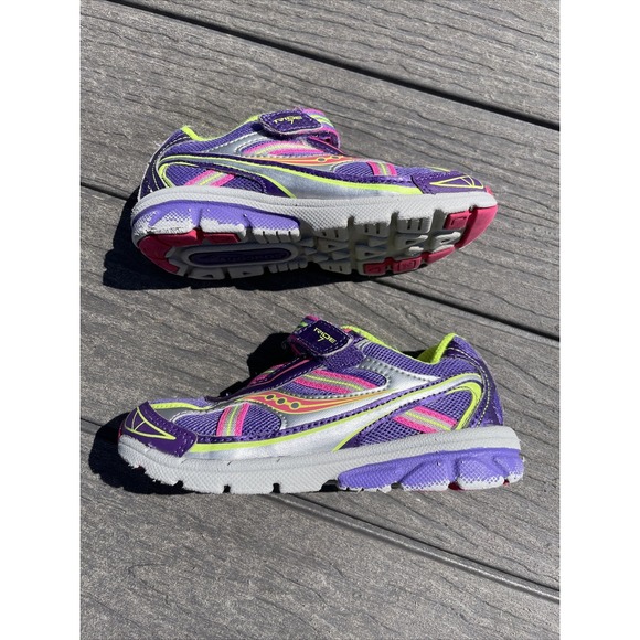 Saucony Sneaker Girls' Baby Ride Shoe (Toddler/Little Kid) * size 9.5 - Picture 6 of 9